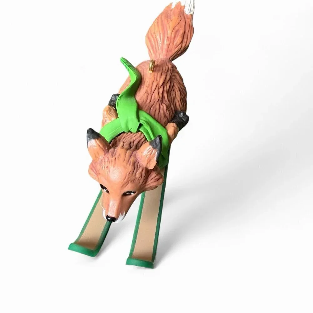 Hallmark 1983 Skiing Fox New In Box Vintage Hallmark Keepsake Ornament